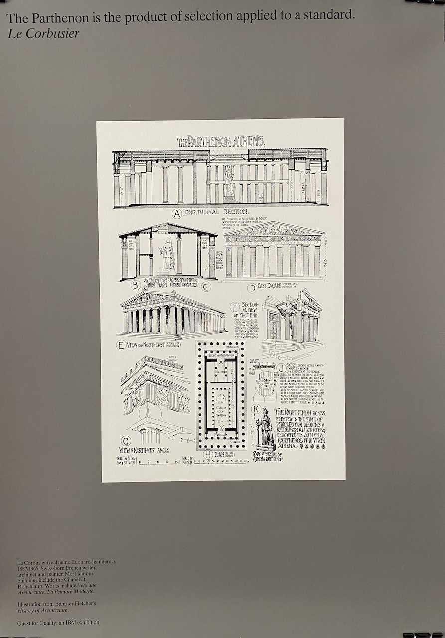 Le Corbusier Quest for Quality: an IBM exhibition - Alan Fletcher