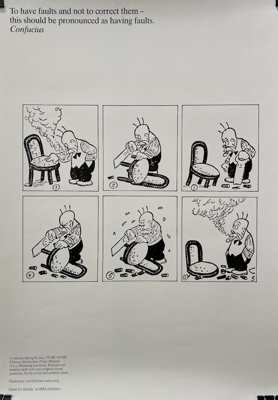 Confucius Quest for Quality: an IBM exhibition - Alan Fletcher