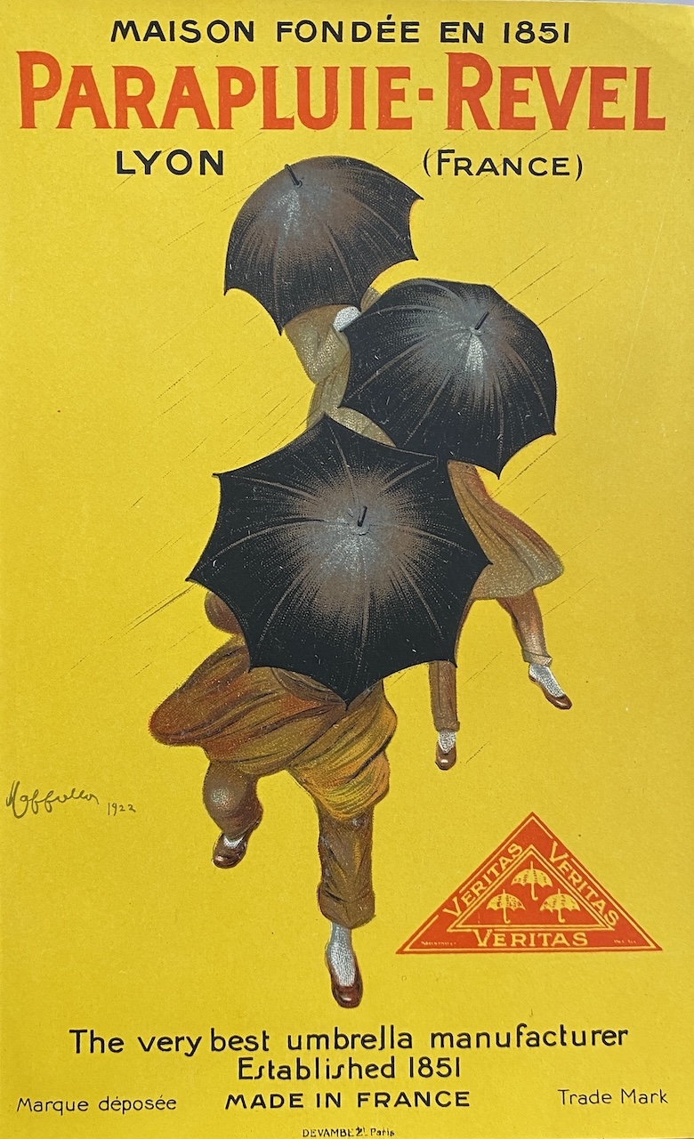 Parapluie-Revel Cappiello Original Vintage Poster