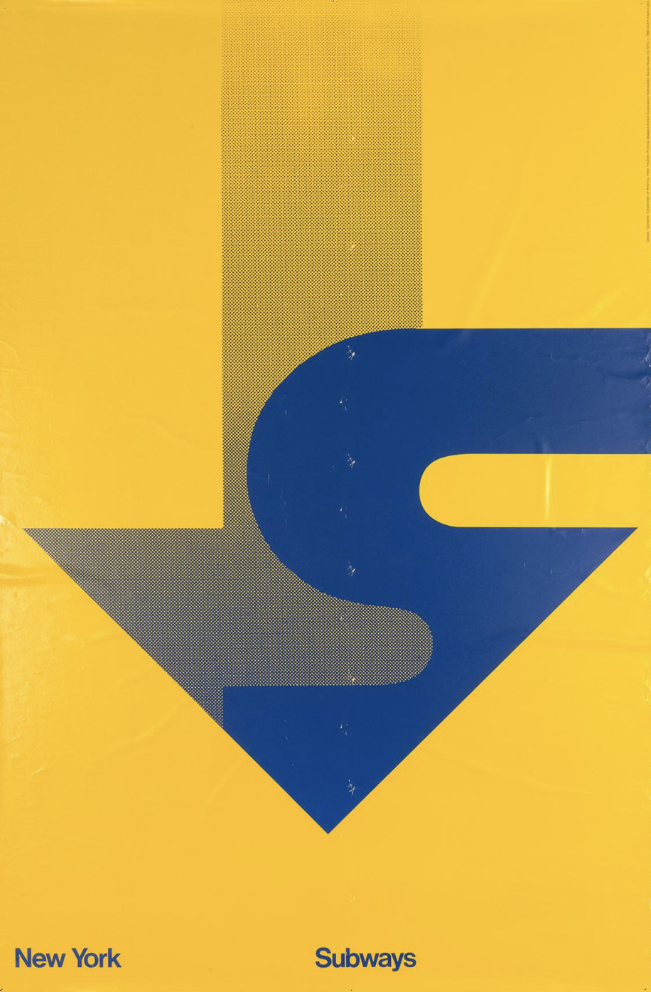 New York Subway Original Vintage Poster