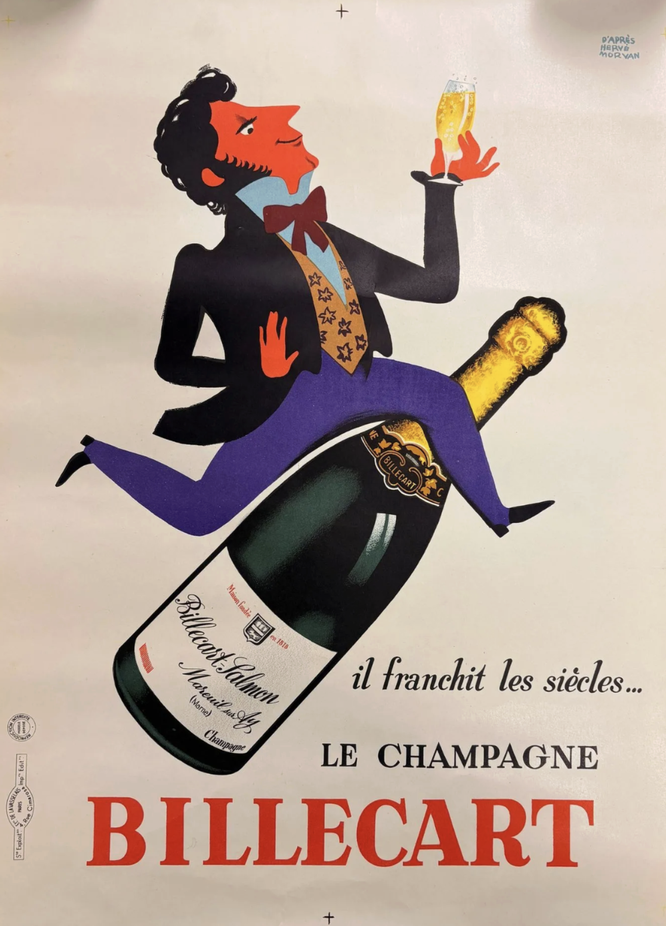 Billecart small Original Vintage Poster