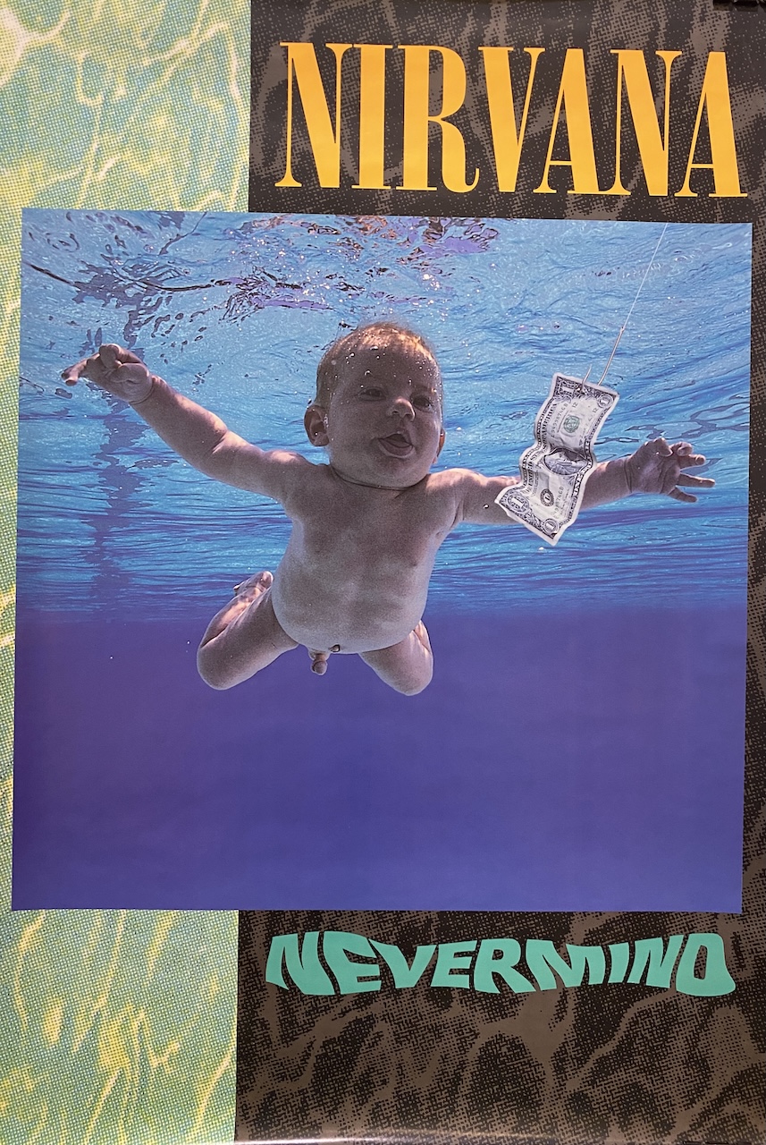 Nirvana Nevermind Original Vintage Poster