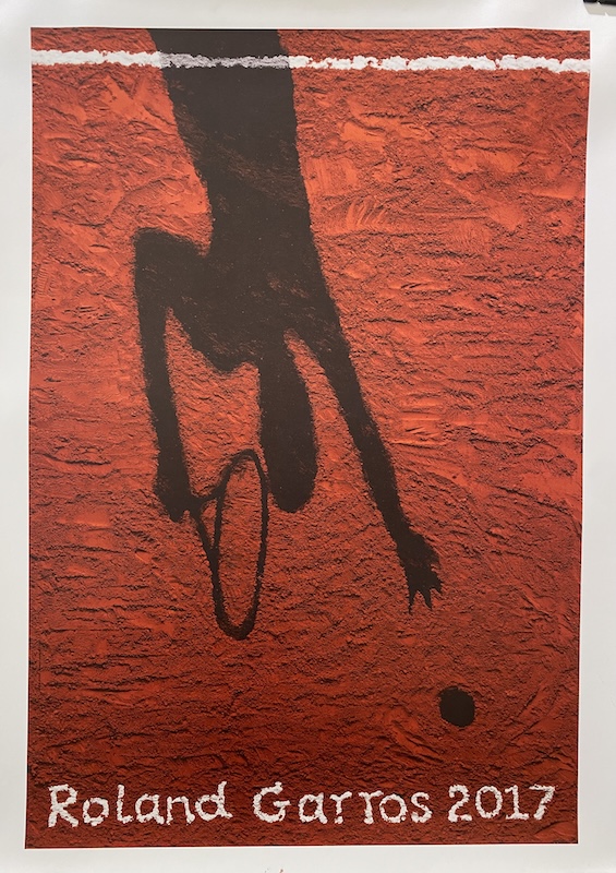 Roland Garros 2017 Original Vintage Poster