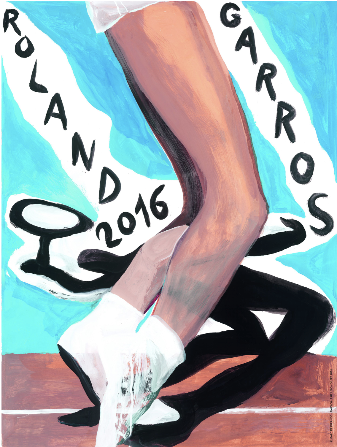 Roland Garros 2016 Original Vintage Poster