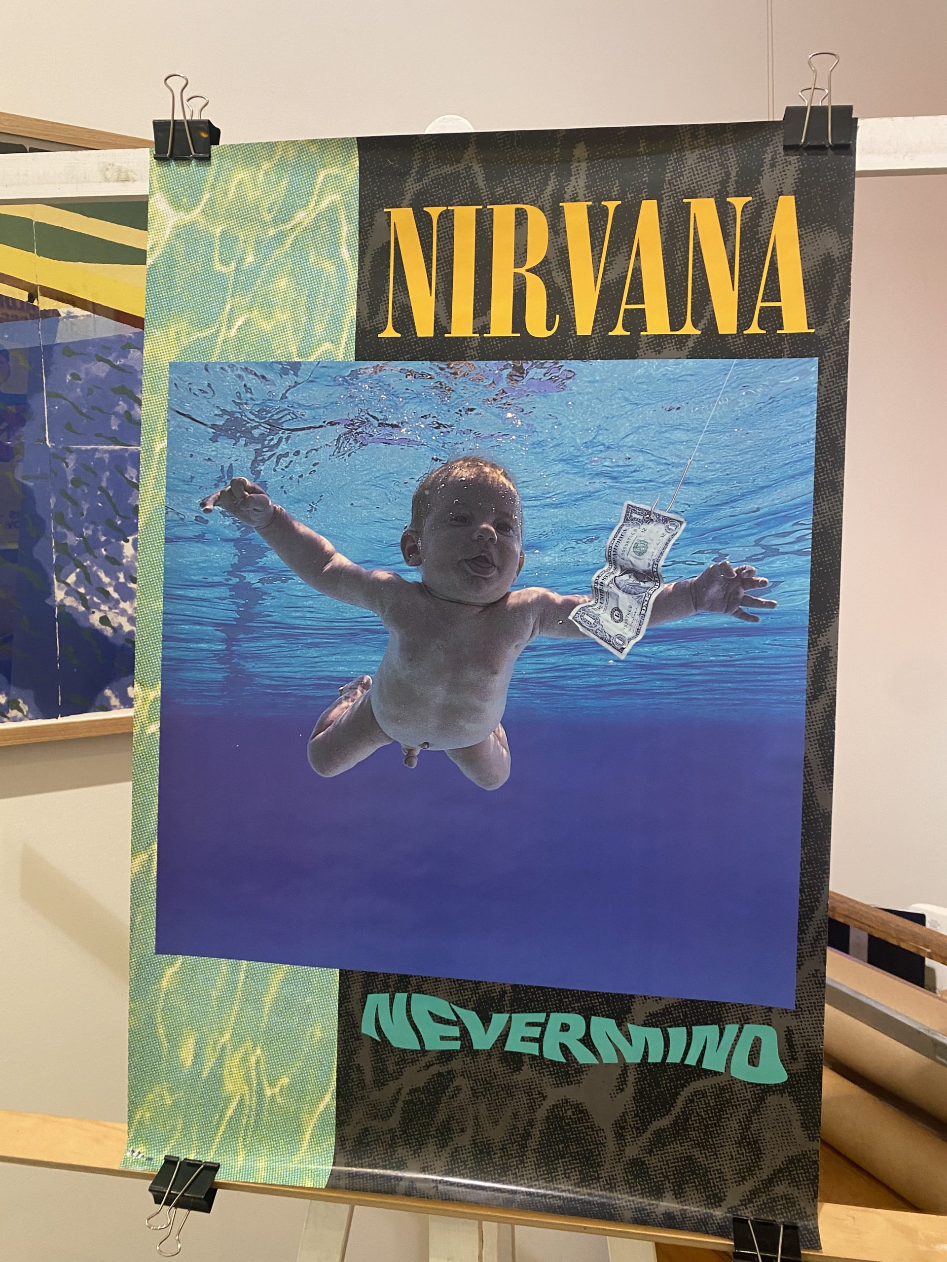 Nirvana Nevermind Original Vintage Poster