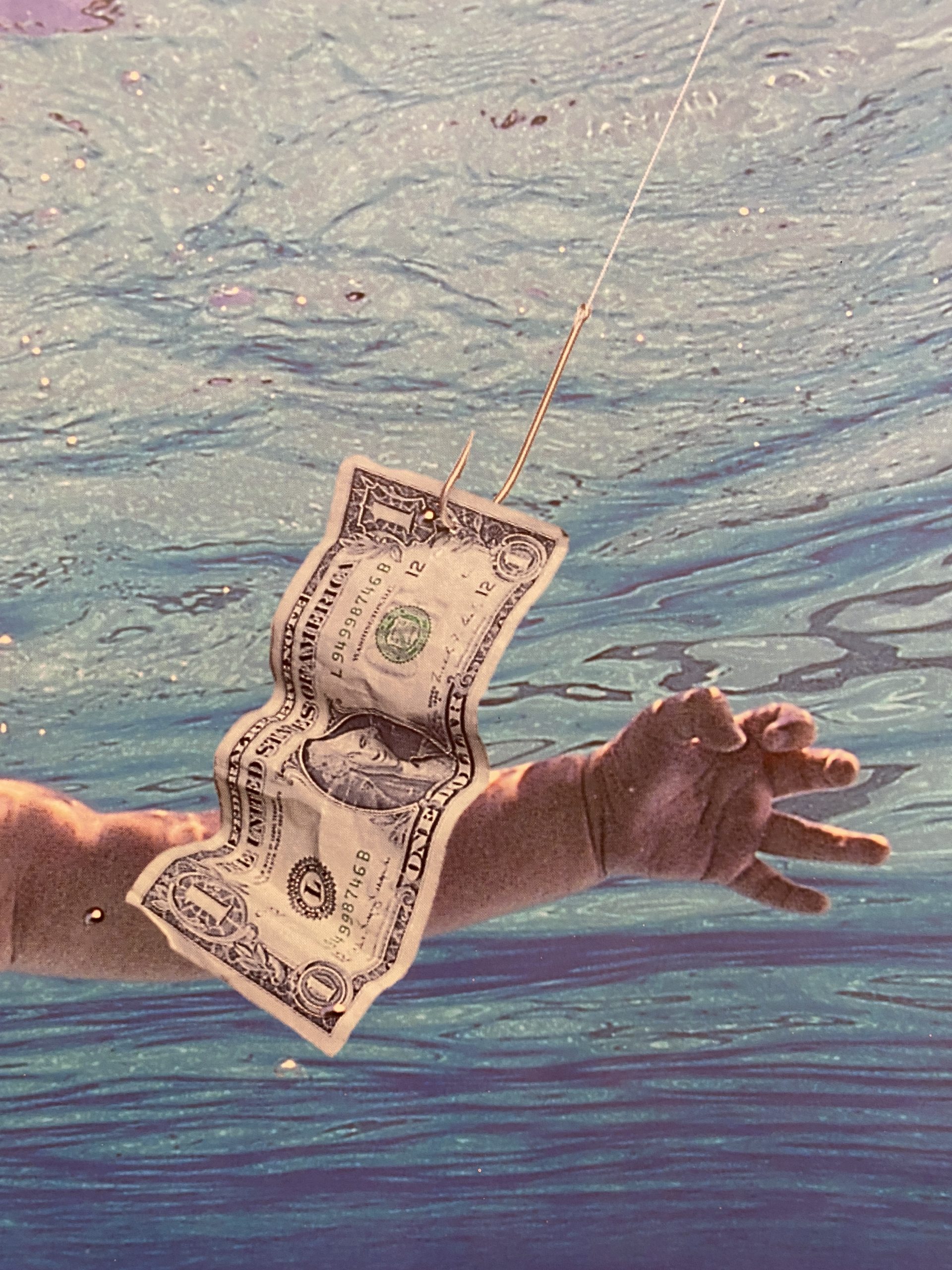 Nirvana Nevermind Original Vintage Poster
