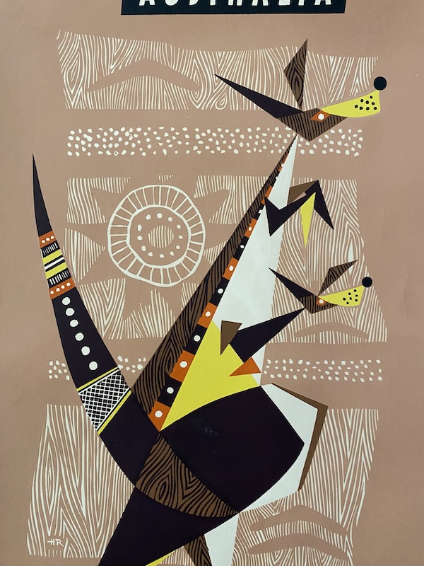 Australia Qantas Original Vintage Poster