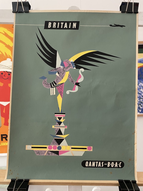 Britain Qantas Original vintage Poster