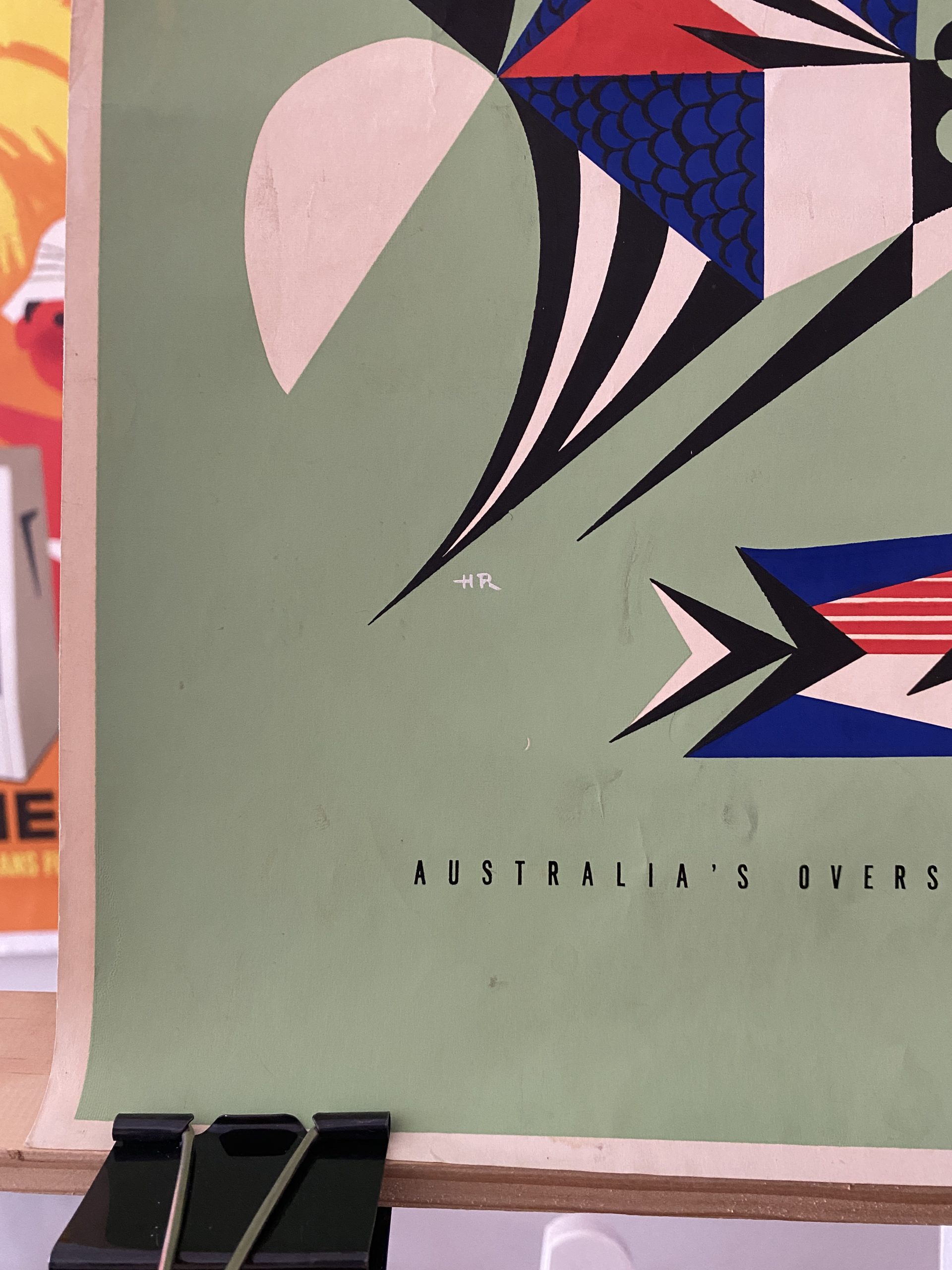 Pacific Islands Qantas Original Vintage Poster