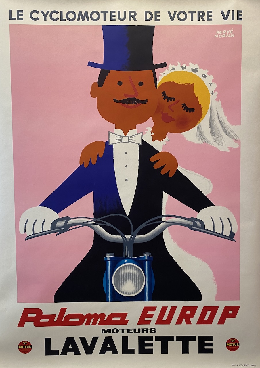 Paloma Lavalette Herve Morvan Original Vintage Poster