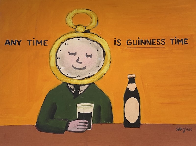 Any Time is Guinness Time Original Study by Savignac