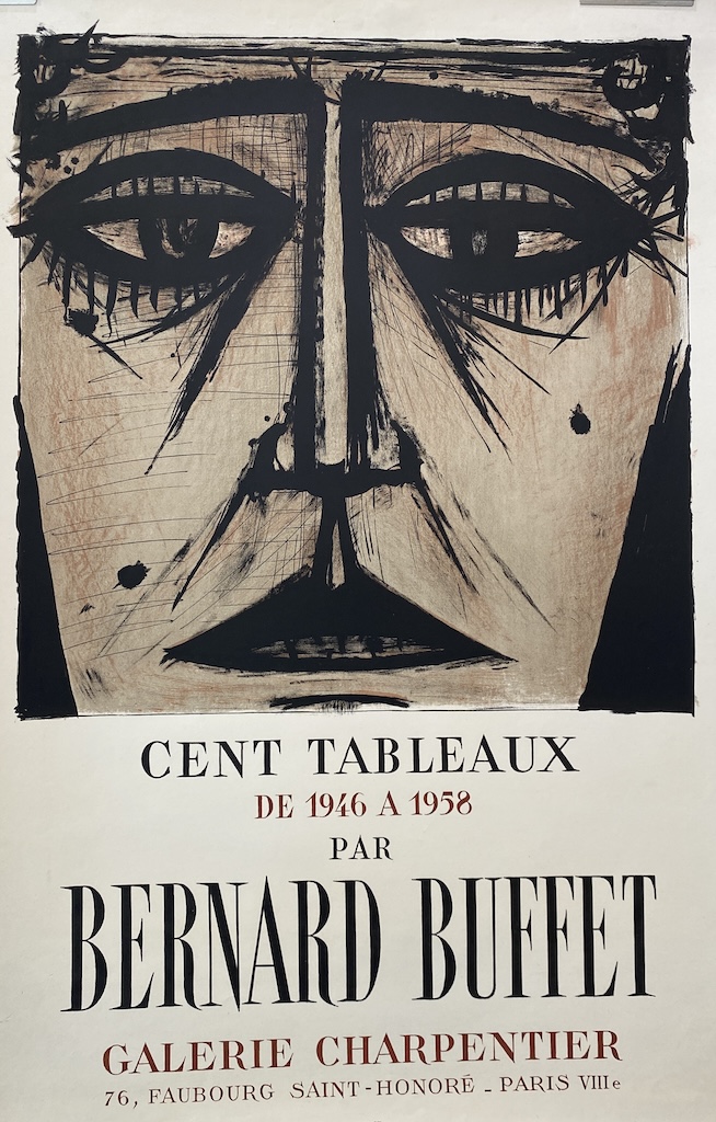BERNARD BUFFET CHARPENTIER GALLERY Original Vintage Poster