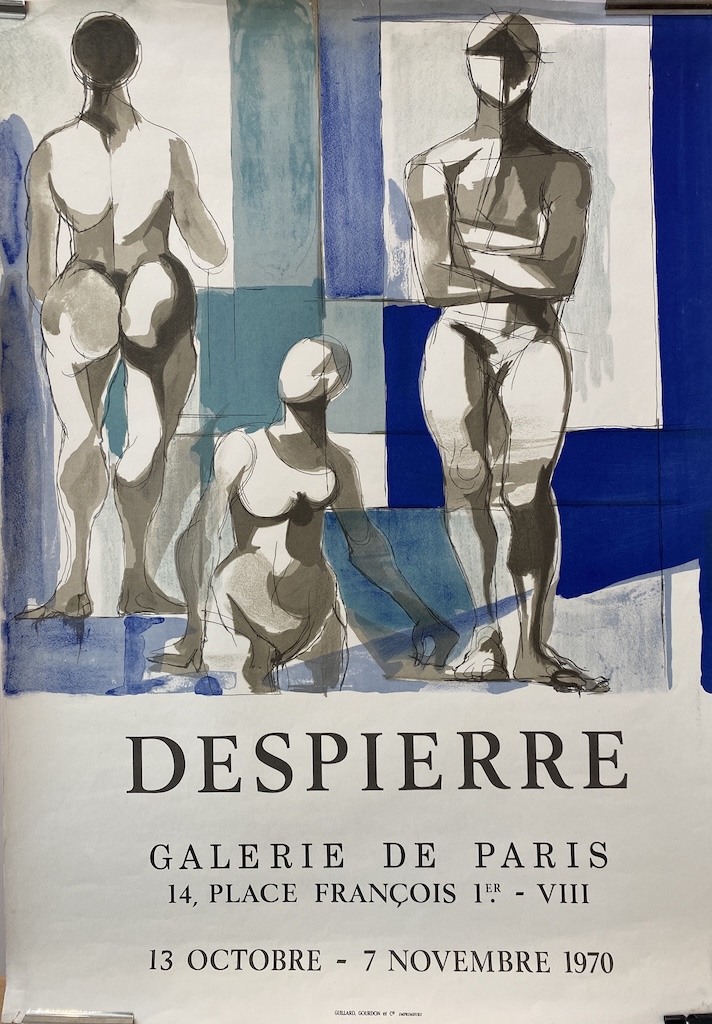 GALERIE DE PARIS “DESPIERRE" Original Vintage Poster