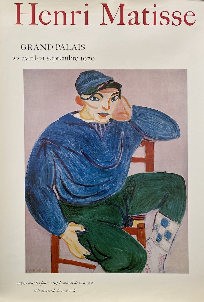 HENRI MATISSE GRAND PALAIS Original Vintage Poster