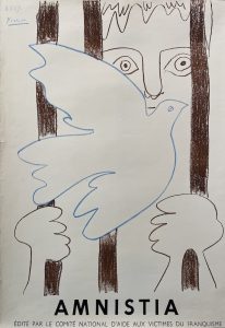 PICASSO “AMNISTIA” Original Vintage Poster