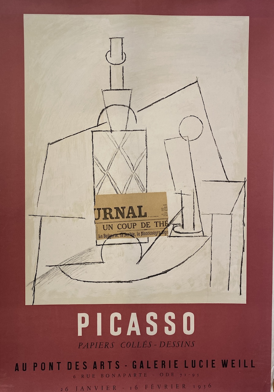 PICASSO - LUCIE WEILL GALLERY Original Vintage Poster