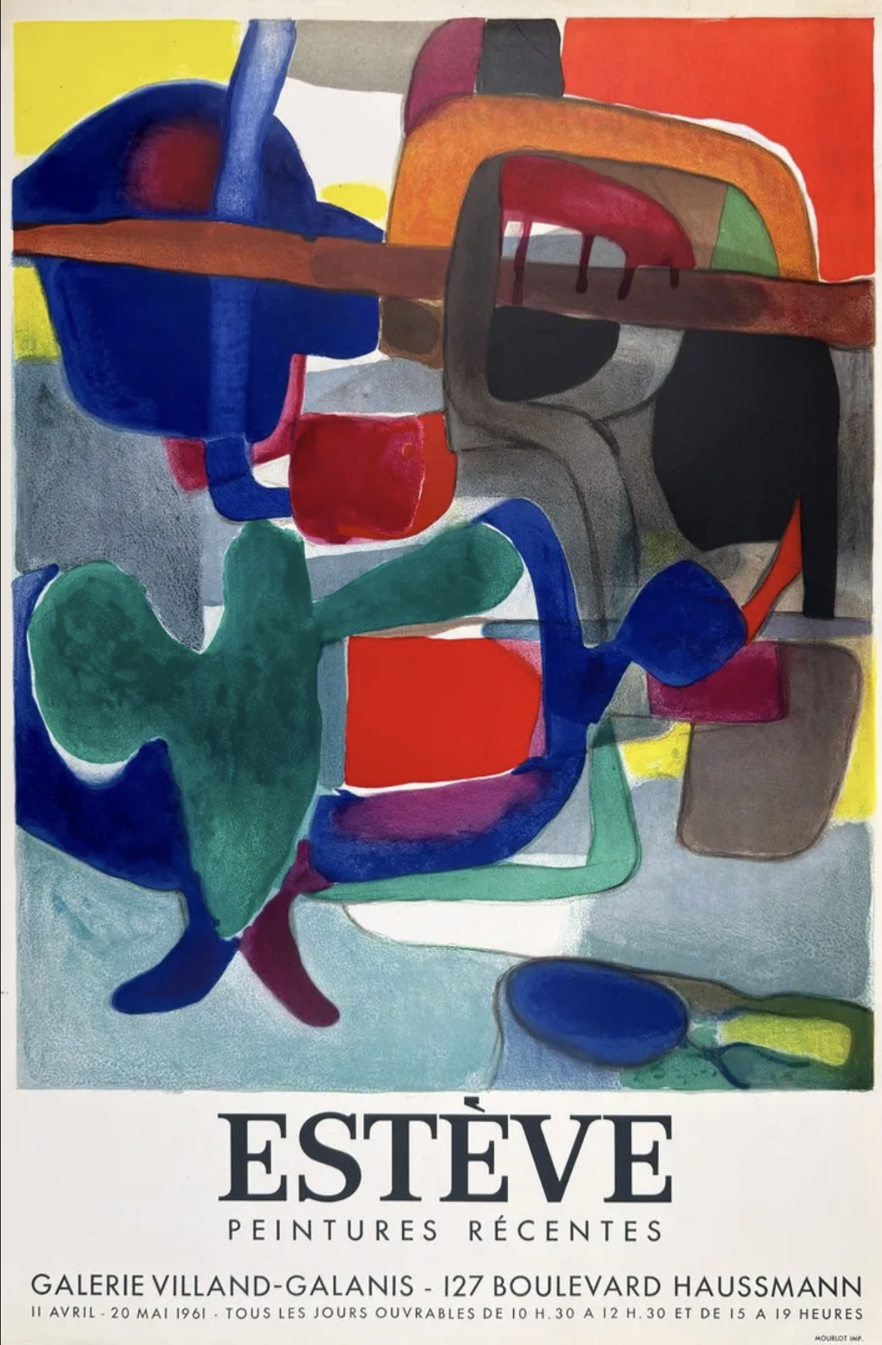 ESTÈVE "RECENT PAINTINGS” 1961