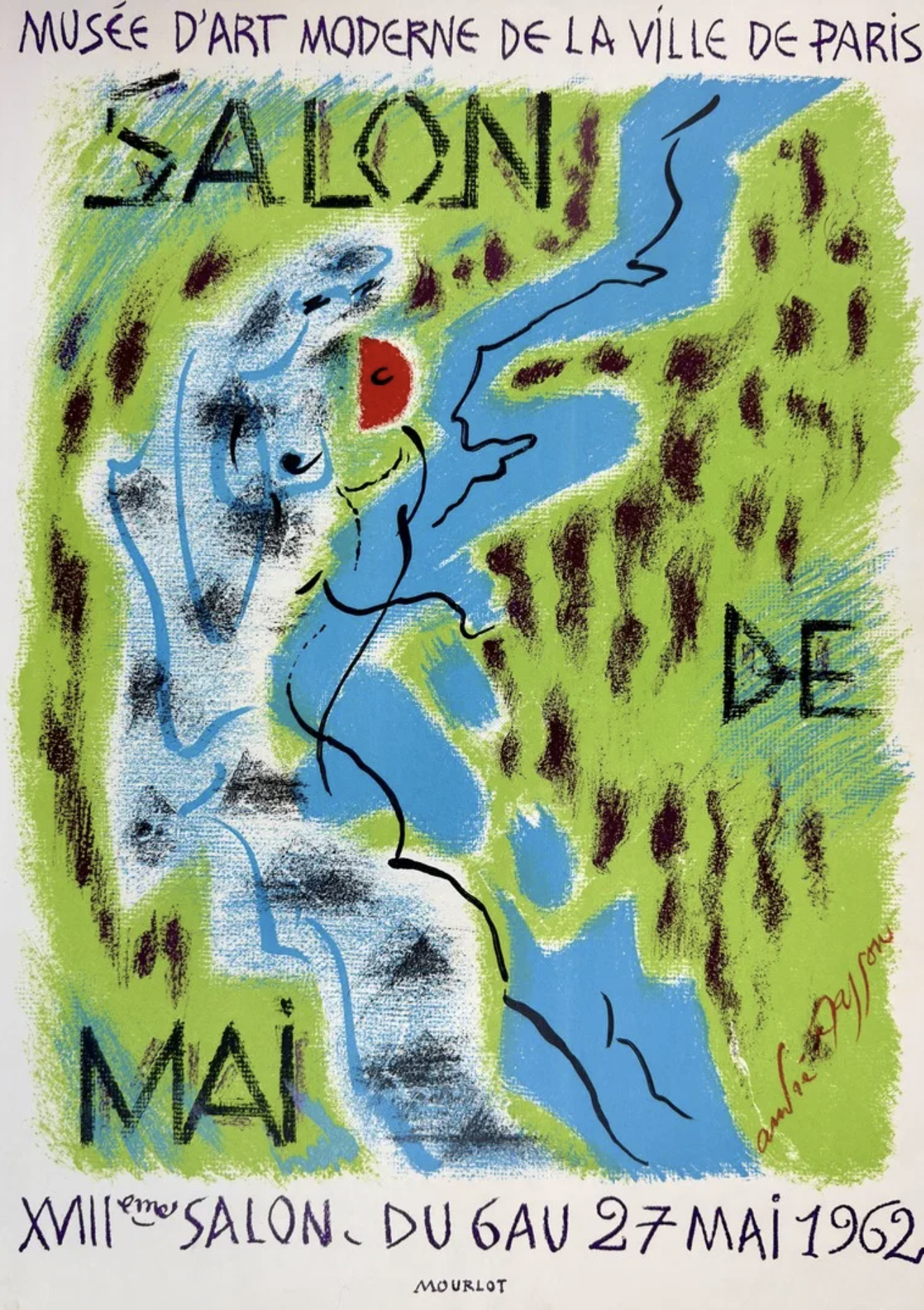 André MASSON “SALON DE MAI" Original Vintage Poster