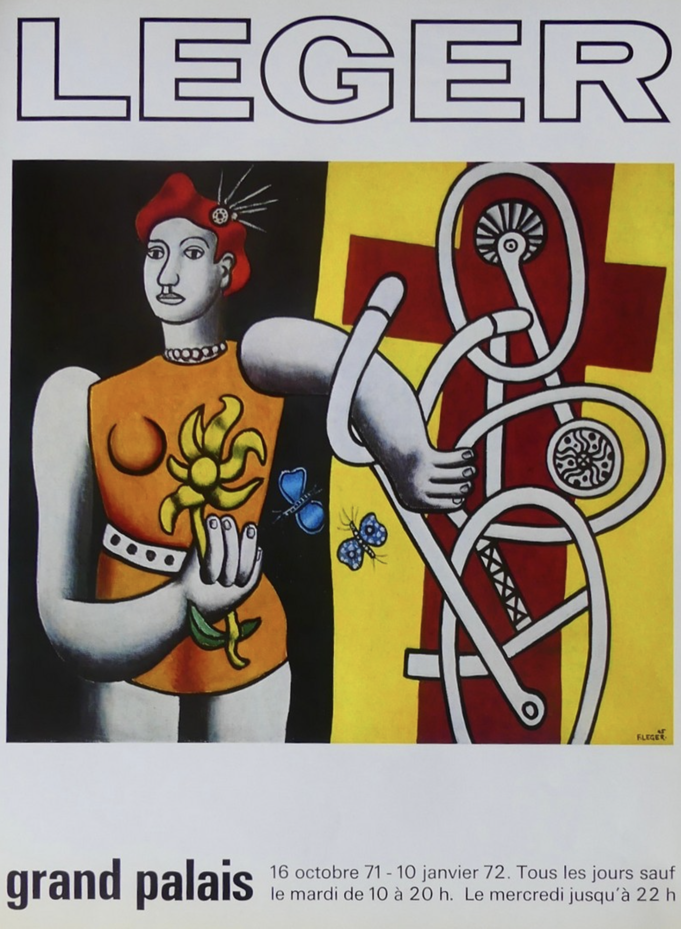GRAND PALAIS “LÉGER” Original Vintage Poster