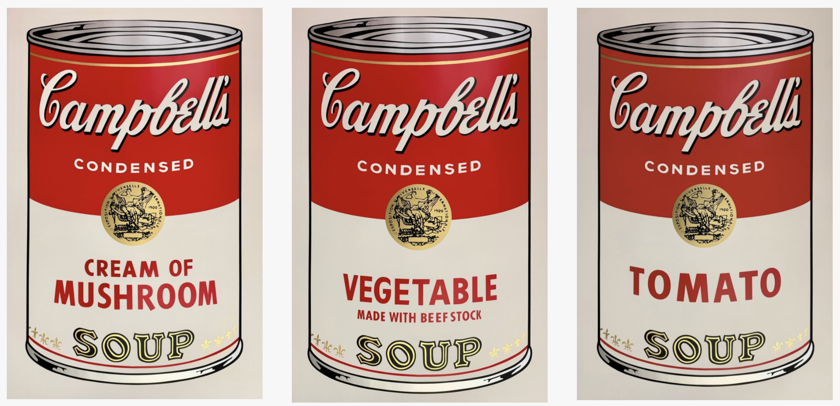 Campbell's Soup Can Original Vintage Poster