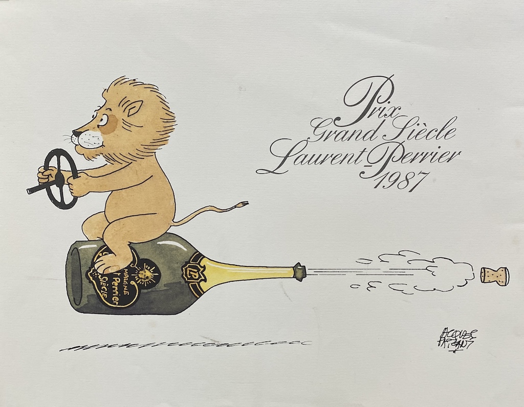 Laurent-Perrier 1987 Original Vintage Poster
