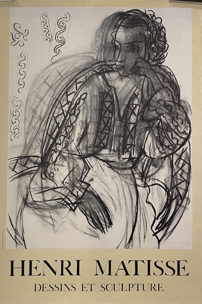 Henri Matisse Dessins et Sculpture Original Vintage Poster