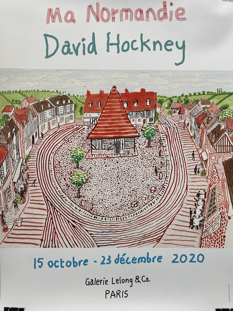 David Hockney - Ma Normandie Original Vintage Poster