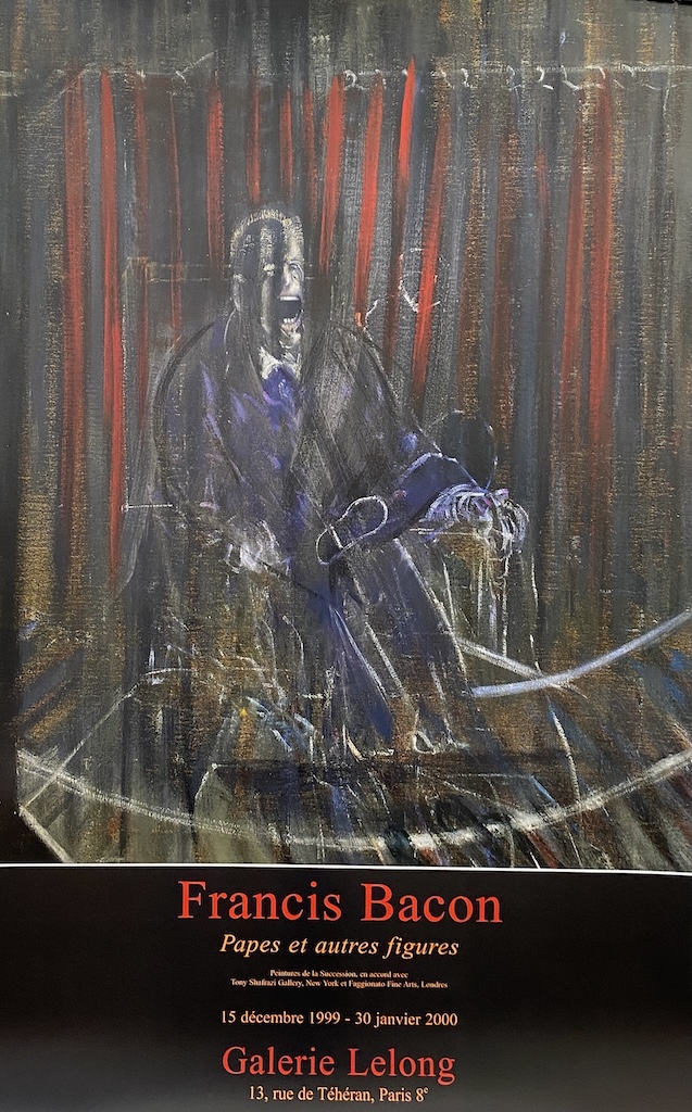 Francis Bacon Galerie Lelong Original Vintage Poster