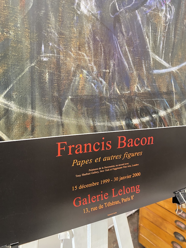 Francis Bacon Galerie Lelong Original Vintage Poster