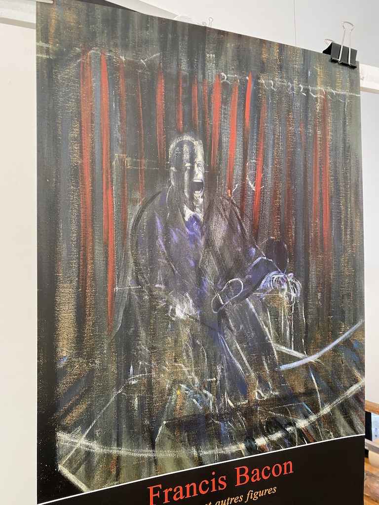 Francis Bacon Galerie Lelong Original Vintage Poster