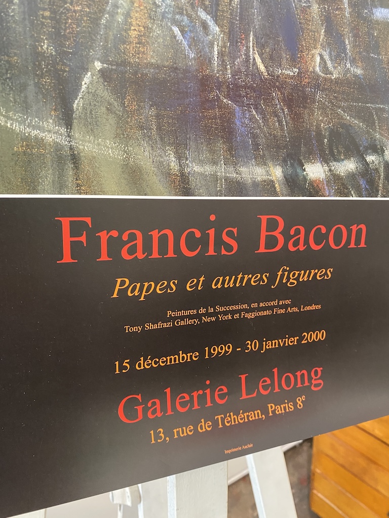 Francis Bacon Galerie Lelong Original Vintage Poster