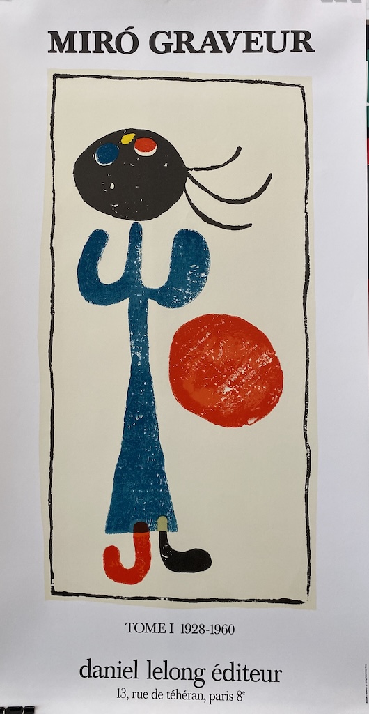 Miro Graveur Original Vintage Poster