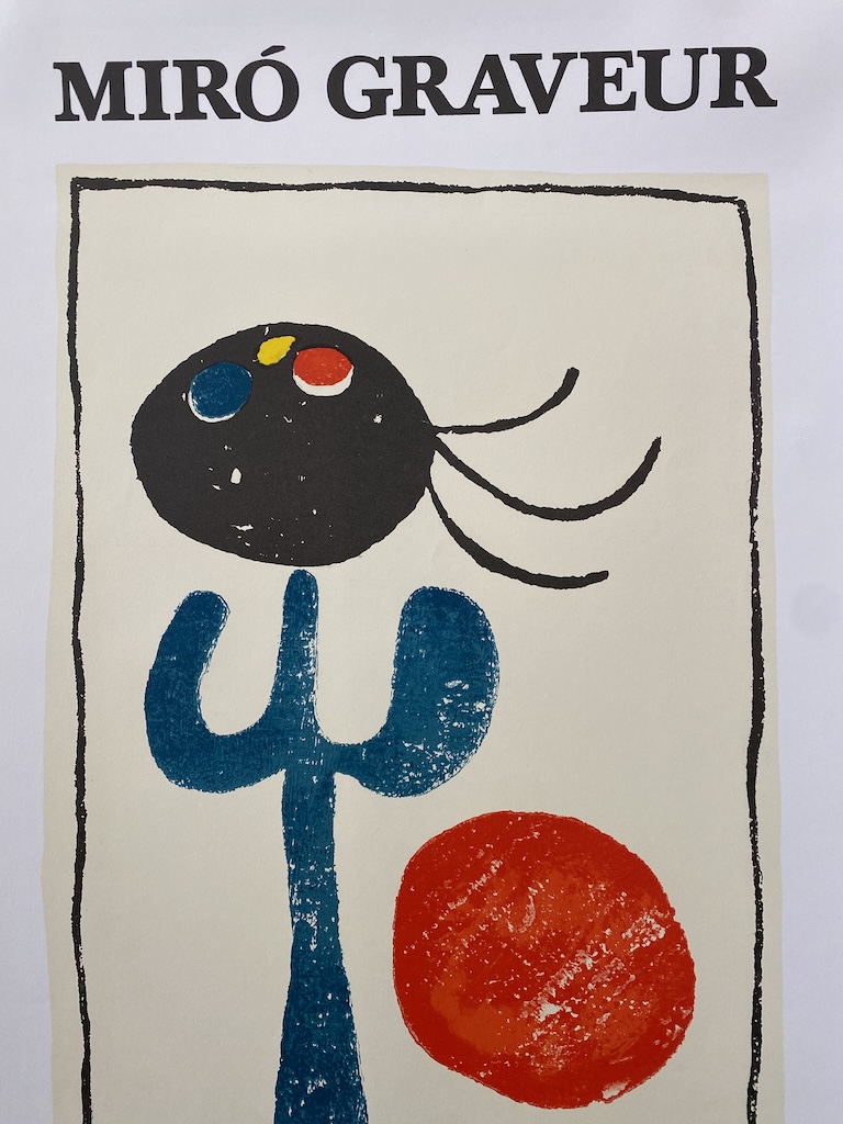 Miro Graveur Original Vintage Poster