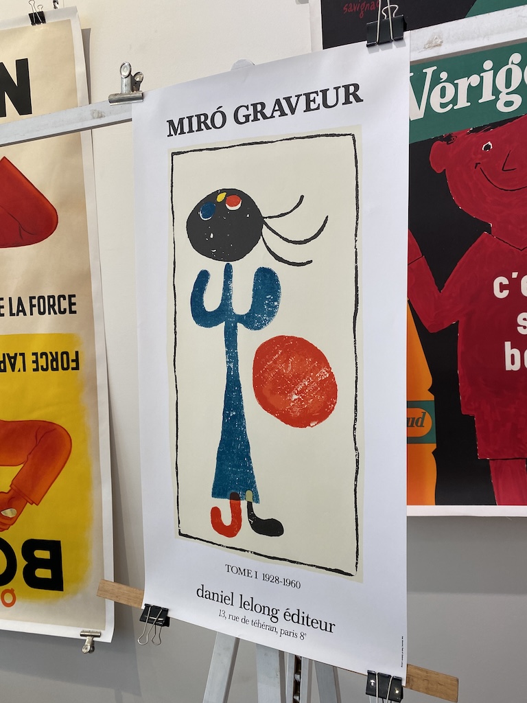 Miro Graveur Original Vintage Poster