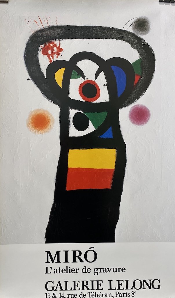 Miro Galerie Lelong Original Vintage Poster