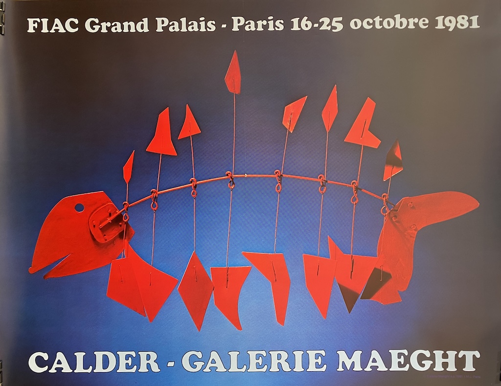 Calder Galerie Maeght Original Vintage Poster